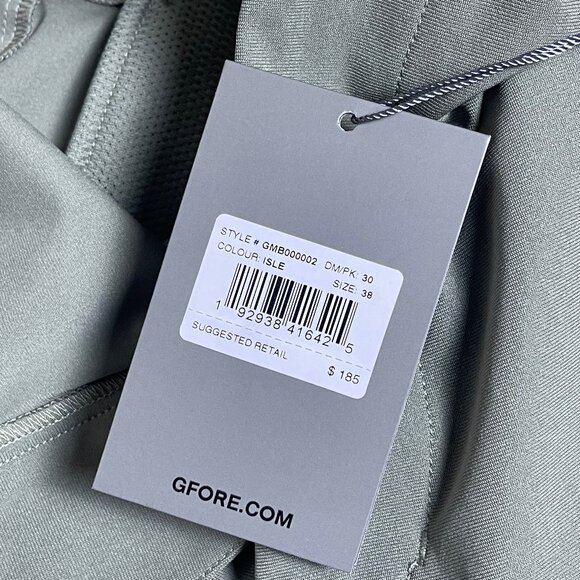 G/FORE Tech Tour 4 Way Stretch Straight Leg Golf Pants Olive Green Men's 38x30 - Picture 9 of 9